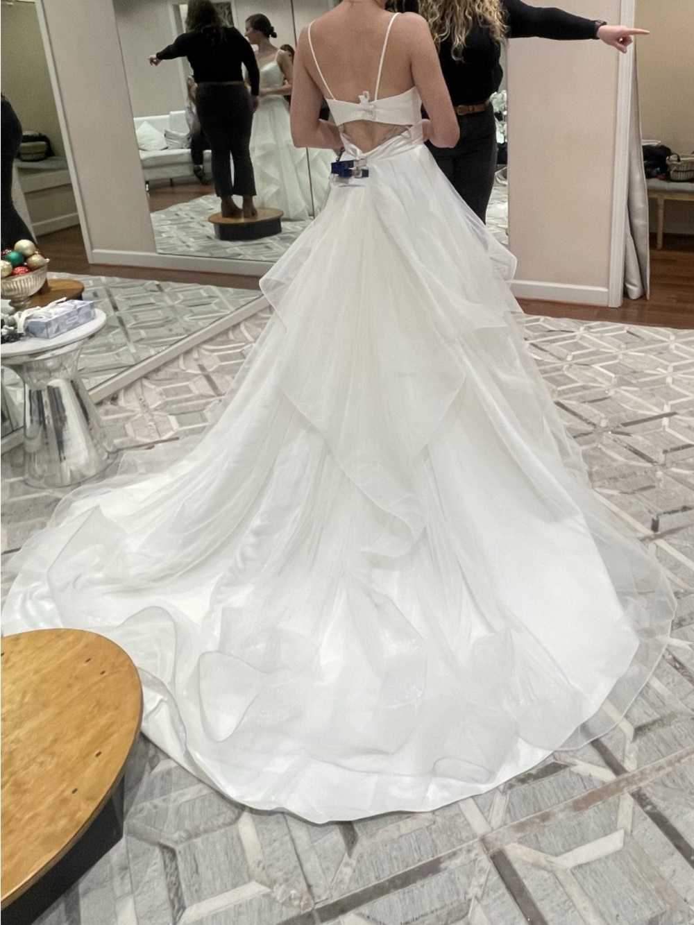 Classic Ballgown Wedding Dress, Moonlight Bridal, Never Worn, Size 12 - Picture 5 of 8